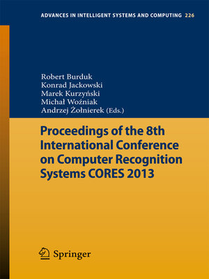 cover image of Proceedings of the 8th International Conference on Computer Recognition Systems CORES 2013
